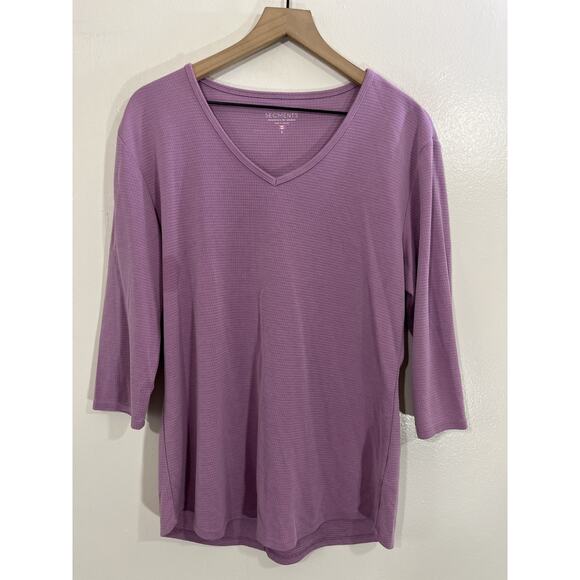 Seg'Ments Top L Basic Scandi Baselayer Capsule Minimalist Hiking Casual Luxury - Picture 1 of 16